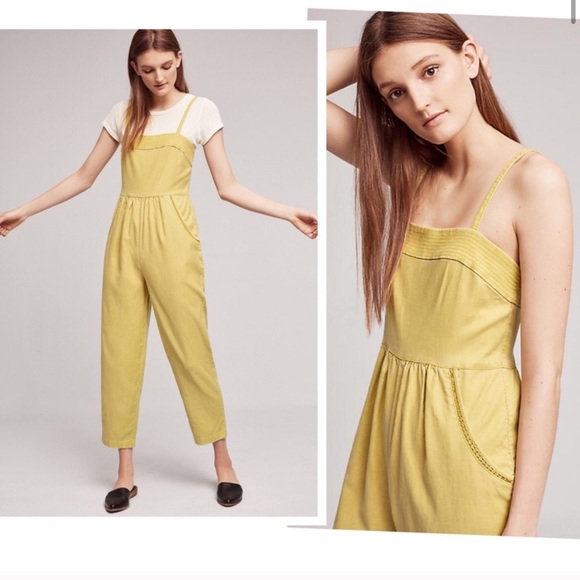 Anthropologie Pants - Anthropologie Soft Linen Jumpsuit/Pantsuit